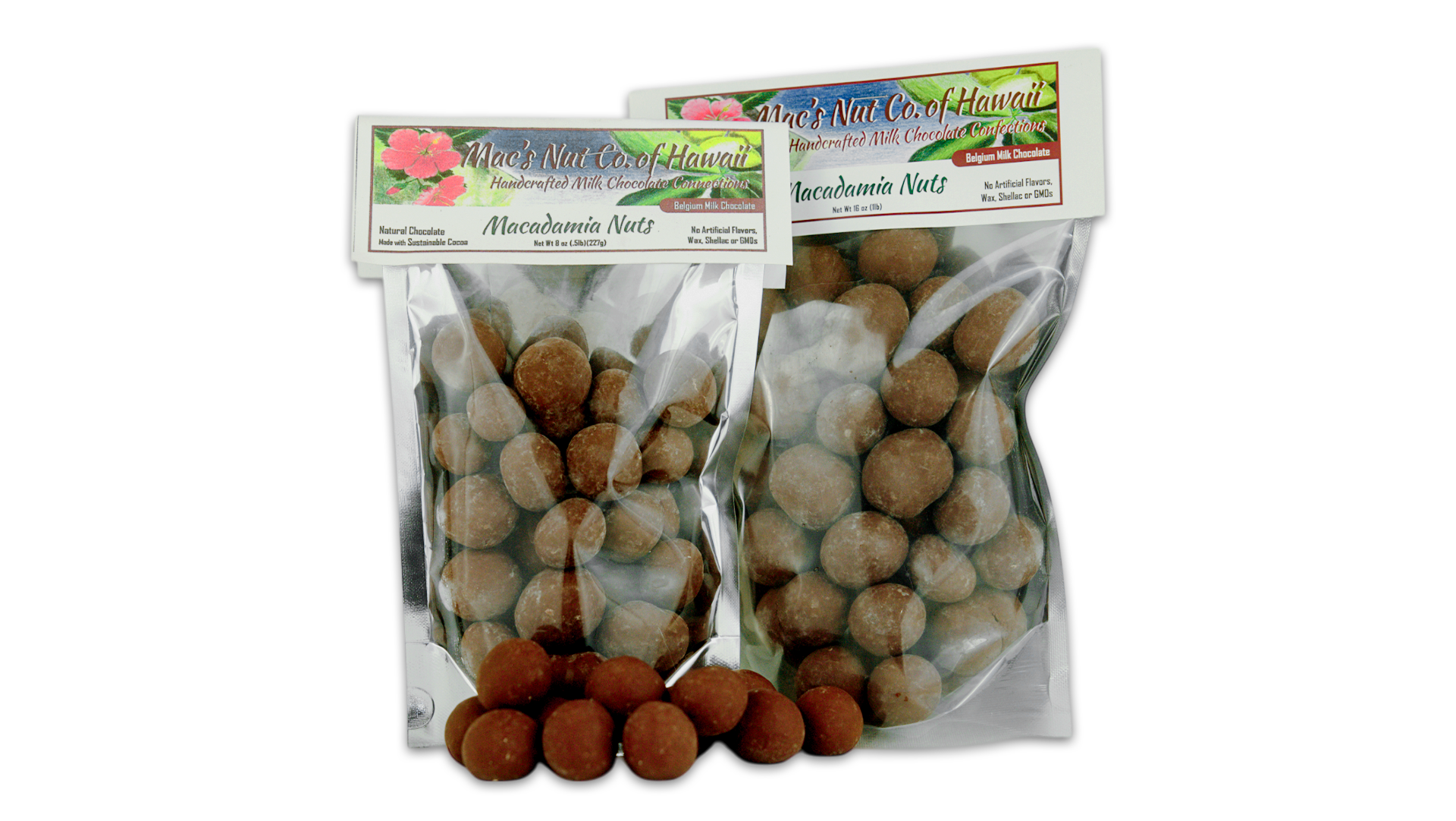 Bulk Chocolate Macadamia Nuts (Dark or Milk)